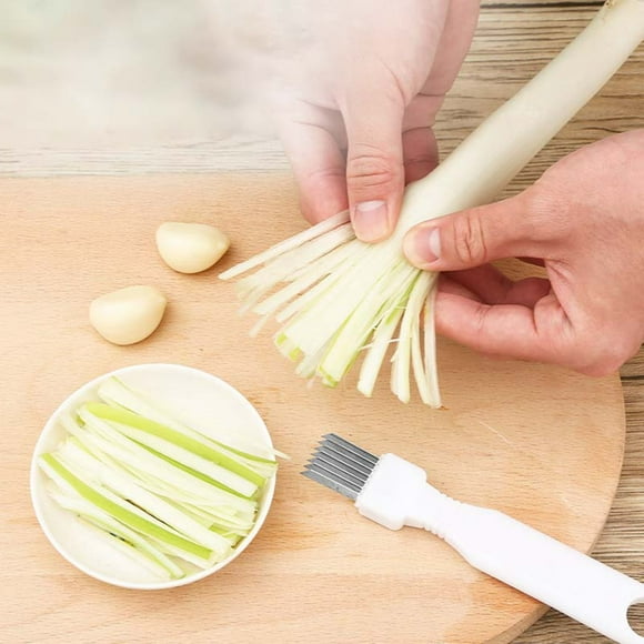 EDFBUYKRS Kitchen Gadgets Onion Cutter Onion Onion Cutter Scallion Cutter Scallion Cutter Scraper Vegetable