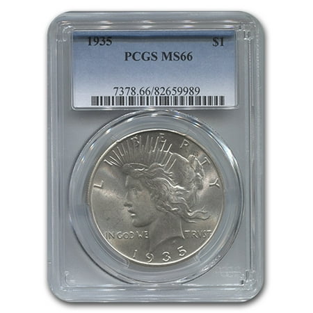 1935 Peace Dollar MS-66 PCGS
