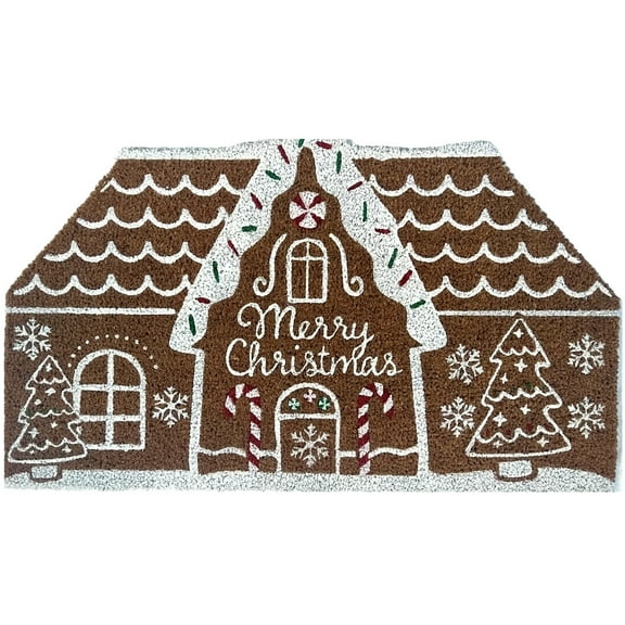 Briarwood Lane Gingerbread House Coir Doormat