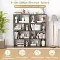 thumbnail image 5 of Laicejoy 48" Geometric Bookshelf, Open-back Bookcase w/ 8 Cubes, Home Free-standing Storage Shelf w/ 2 Anti-Toppling Devices, 5 of 7