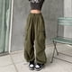thumbnail image 3 of Pantalones de diseño Sense High Street Crock para mujer, holgados, rectos, de pierna ancha, con bolsillos grandes, informales, retro, modernos, hasta el tobillo, 3 of 6