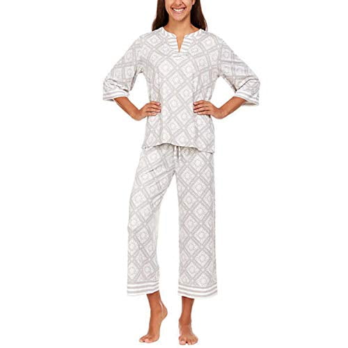 Flora Nikrooz Ladies' Crop Pant PJ Set 