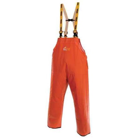 Rain Bib, Heavy Duty PVC, Orange, M 8110P-M