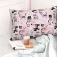 thumbnail image 4 of Fotbe Cat Funda de Almohada Decorativa Estilo Occidental, Lujo en Algodón, Fundas para Almohadas King, Cojín Estampado para Decoración del Hogar-16"x24", 4 of 6