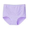 thumbnail image 2 of Ashirexll Ladies Underwear Panties, High Waisted Underwear for Women, Cotton High Waist Jacquard Rose Tummy Control Lace Underwear, 2 of 3