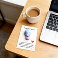 thumbnail image 4 of Birdeem Smiling Hippo Pocket Card, Mini Greeting Card for Kindness, Small Gift Idea for Friends, Cute Note Card for Wallet or Purse, Inspiring Mail for Coworkers, Write a Message,Thinking of You Gift, 4 of 7