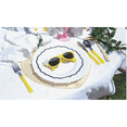 thumbnail image 4 of Fun Express Lightweight Party Luau Bamboo Hand Fan, Off-White, 12 Count, 4 of 5