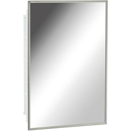 swing medicine cabinet zenith x314 stainless steel door