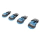 thumbnail image 1 of Botines para perros ANGGREK Resistentes Al desgaste ajustables 4 piezas azules antideslizantes Con Tiras Reflectantes, 1 of 8