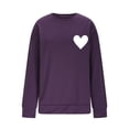 thumbnail image 5 of Vetsdori Womens Valentine Sweatshirts Pullover Valentine's Days Shirts Crew Neck Graphic, Gifts for Girlfriend Sweatshirts for Women, 5 of 6