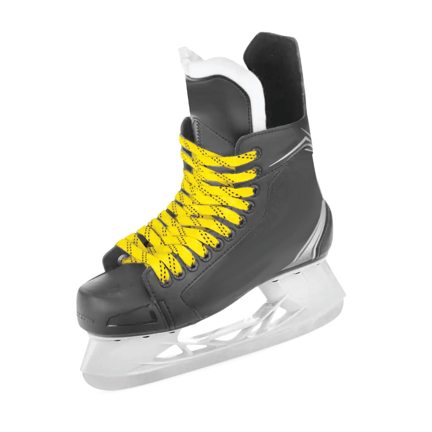 Warrior Lacets de Patins Ciré - Jaune - 96 po