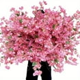 thumbnail image 2 of 8pcs Artificial Bougainvillea Flowers - Vibrant Red, Lifelike Fake Flower Branches, Suitable for Home, Wedding, Garden Decoration| Very suitable for Valentine's Day, Mother's Day, etc| Containerless, 2 of 9