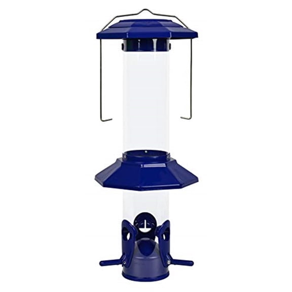 Nature's Way (#PSP2) Funnel Flip-Top Squirrel Resistant Feeder, Blue