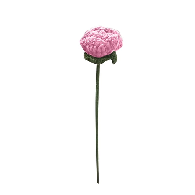 Birdeem Roses Tricotées à la Main, Bouquet de Simulations de Roses en Fil Tricoté, Décoration Florale, Cadeau