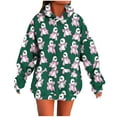 thumbnail image 2 of Neewe Womens Oversized Hoodies Comfy Sweatshirts Fall Fashion 2025 Outfits Casual Tops Fleece Clothes, 2 of 5