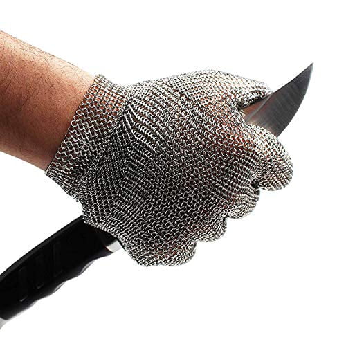 Schwer Cut Resistant Stainless Steel Metal Mesh Chainmail Gloves for