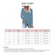 thumbnail image 5 of Sudadera con cuello en V a rayas y manga larga con abertura lateral para mujer, informal, holgada, para oficina, azul pavo real XL, 5 of 5