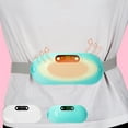 thumbnail image 1 of Fiudx Masajeador Abdominal, 4 Frecuencias de Vibración, 3 Ajustes de Temperatura, Carga Usb, Cómodo de Llevar, Masaje Relajante, Ideal para Casa o Oficina, Regalo para El Día de La Madre o San Valent, 1 of 7