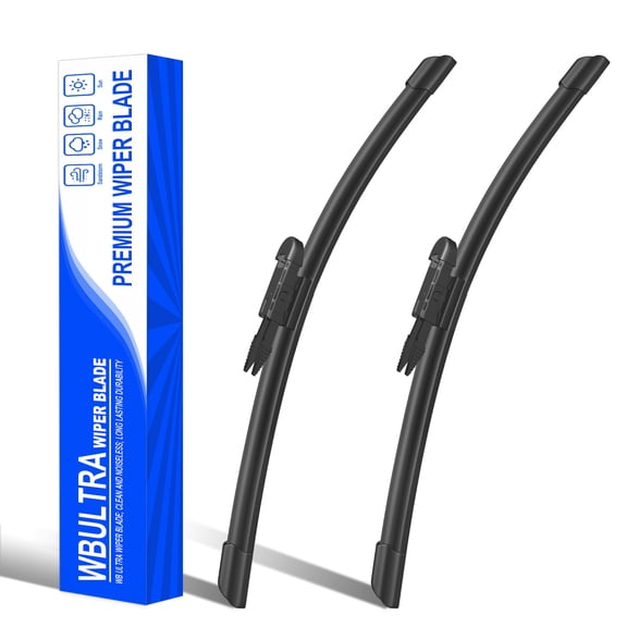 WBULTURE Silicone Beam Wiper Blades 2-Pack - Ultra-Quiet & Streak-Free, 26" 15" for Chevrolet Sonic 2012-2019
