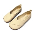 thumbnail image 3 of Meckior Women's Flats Shoes Comfortable PU Leather Slip On Round Toe Ballet Flats Casual Dress Flat Shoes for Walking, 3 of 6