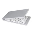 thumbnail image 2 of Teclado Bluetooth plegable Mini reemplazo de teclado inalámbrico para reemplazo de IOS para teléfono con tableta Android PC, gris plateado Inevent EL001653-02B, 2 of 7