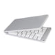 thumbnail image 2 of Teclado Bluetooth plegable Mini reemplazo de teclado inalámbrico para reemplazo de IOS para teléfono con tableta Android PC, gris plateado sidaley  EL001653-02B, 2 of 2