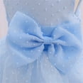thumbnail image 6 of Gubotare Baby Princess Dress Toddler Baby Girl Tutu Tulle Dress Ruffle Back Bowknot Princess Party Dresses (Blue,Size 2-3 Years), 6 of 8