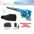 thumbnail image 3 of Cordless Portable Electric Air Blower Rechargeable Lithium Battery for Dust Removal Snow Blower Leaf Blower US Plug, 3 of 8