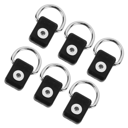 WHAMVOX 6pcs Canoe Rope Rings Kayak Cord D Buckles Kayak Cords Rings Kayak Supplies for Fixing