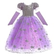 thumbnail image 1 of Vestido de princesa Rapunzel para niñas, vestidos morados elegantes, disfraz de carnaval elegante, vestidos de noche para graduación, vestidos de juego de rol de Halloween, 1 of 3