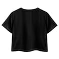 thumbnail image 2 of Uourmeti Dachshund Crop Top for Girls 5-14Y Summer Cute Short T Shirt Casual O Neck Pullover Lightweight Soft Sweatshirt, 2 of 5
