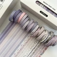 thumbnail image 6 of 20 Roll Washis Tape Slim Decorative Tape Masking Tape Retro Crafting Tape, 6 of 12