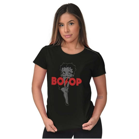 Betty Boop Cartoon Lighting Strike Women's T Shirt Ladies Tee Brisco Brands S