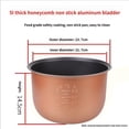 thumbnail image 4 of 7829 Replacement Electric Rice Cooker Liner Cooking Pot for Even Heat Distribution, 4 of 10