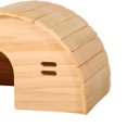 thumbnail image 3 of Escondite de hámster de madera, con ventana Decoración de hábitat ventilada espaciosa Choza de chinchilla para mascotas Escondite de ardilla Jerbos L Yinane Escondite de hámster, 3 of 4