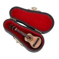 thumbnail image 1 of Miniature Guitar Durable Simulation Accessory Dollhouse Guitar Eco-Friendly For Dollhouse, 1 of 8