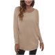 thumbnail image 1 of Blusa de manga larga con cuello redondo para mujer a la moda Fridja  fhghd669, 1 of 4