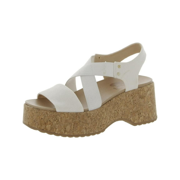 Dr. Scholl's Shoes Womens Dottie Slingback Slip-On Platform Sandals