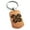 Rose, variant on Stainless Steel Aso Samurai Crest Engraved Dog Tag Keychain Keyring