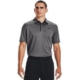 thumbnail image 1 of Polo de golf Under Armour Tech para hombre, color grafito y negro, talla M, 1 of 3