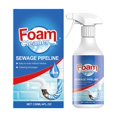 Powerful Foaming Drain Cleaner 120ml Unclogs Kitchen, Bathroom
