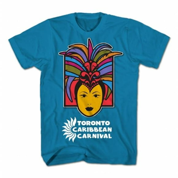GDC-GameDevCo Ltd. TCC-95068S Toronto Caribbean Carnival Adult T, Turqoise, Caribbean Queen S