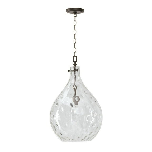 1 Light Pendant In Industrial Style 15 High By 24 Wide -Traditional Installation Capital Lighting 325011Fh