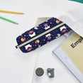 thumbnail image 6 of Sikiie Lama in Space Leather Pencil Case, Makeup Pouch, Zipper Pouch for Daily Essentials, Storage Organizer, Cosmetics and Stationary Bag, 6 of 7