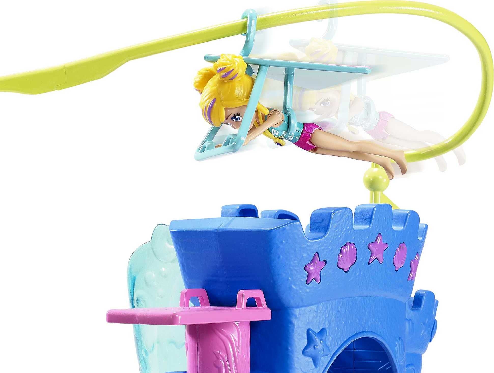 Polly Pocket Splashin Fun Mermaid Pack Water Tank Submarine