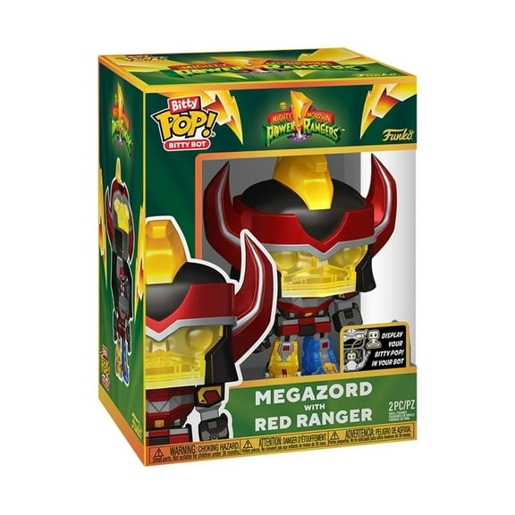 Funko Bitty Pop! Bitty Bot: Megazord with Red Ranger, Vinyl Figure
