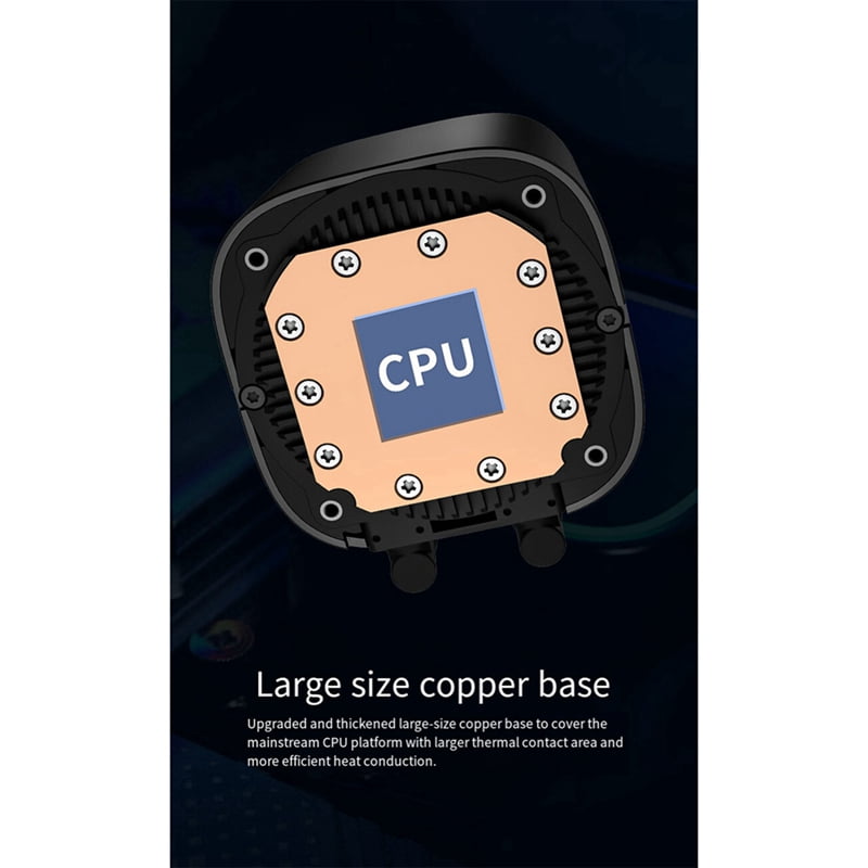 Computer CPU Radiator LS520 SE Digital 240mm CPU AIO Liquid Cooler with 4th Gen Dual-Chamber Pump, ARGB Fans