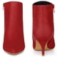 thumbnail image 2 of Botines de tacón de aguja con punta en punta para mujer Perphy Rojo 40, 2 of 5