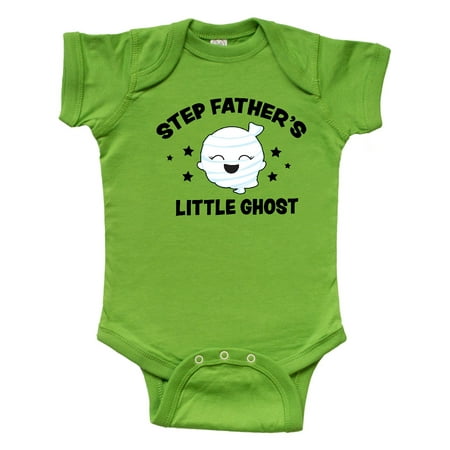 

Inktastic Cute Step Father s Little Ghost with Stars Gift Baby Girl Bodysuit