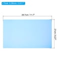 thumbnail image 2 of Uxcell A4 Size Guided Reading Sheet Correction Lighting Gel Filter Colored Overlay Transparent Color Film Sky Blue 6pcs, 2 of 6
